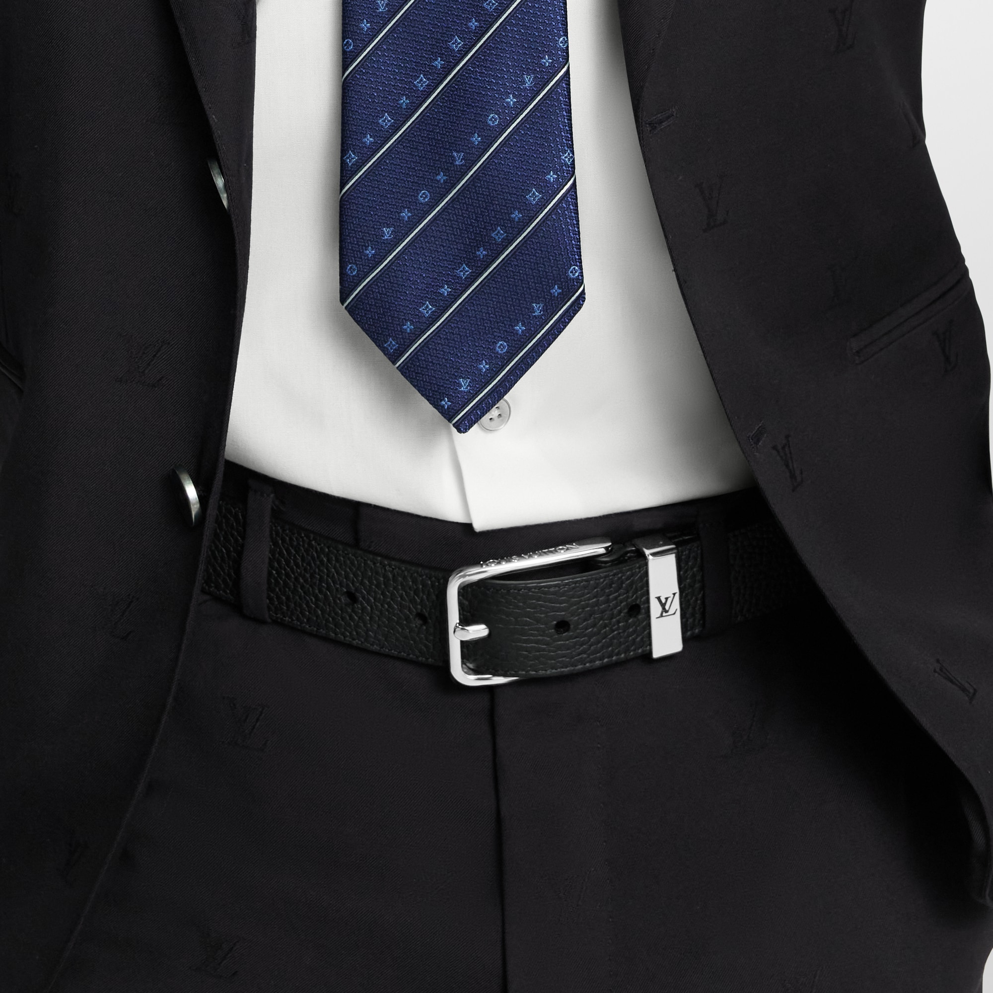 Pont Neuf 35mm Belt Taurillon Leather - Accessories M8202V | LOUIS